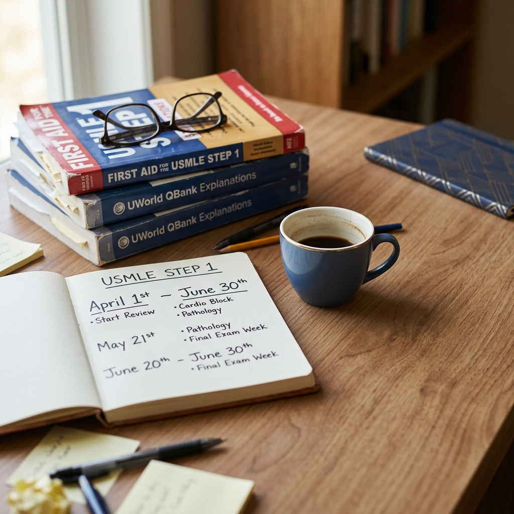 USMLE Step 2 CK Study Schedule: The 3-Month High-Score Plan